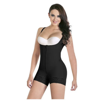 Shapewear Open-Bust Mid-Thigh Bodysuit