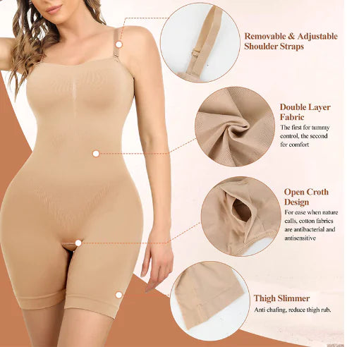 Strapless Seamless Bodysuit Shapewear
